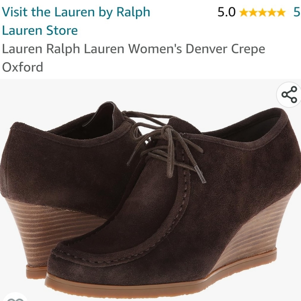 Ralph Lauren Wedge Booties